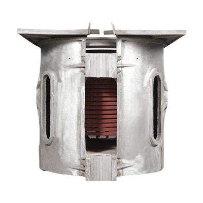 Four de fusion d'acier à coque en aluminium